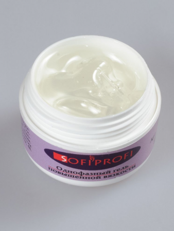 Однофазный гель для наращивания ногтей повышенной вязкости Sofiprofi One Phase Gel Thick, 5 мл